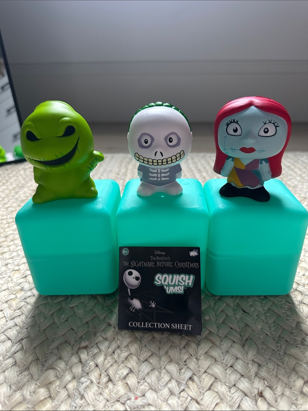 Bundle of 3 Disney The Nightmare Before Christmas Mini Foam Squish’ums
